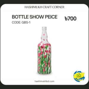 Glass Bottle Show Piece